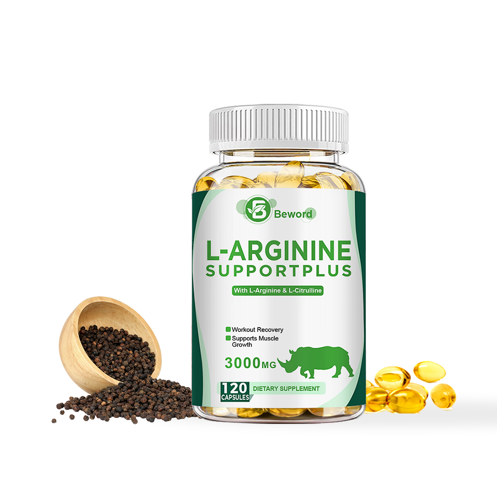 L-Arginine L-Citrulline 3000mg Extra Strength Nitric Oxide & Circulation Boost