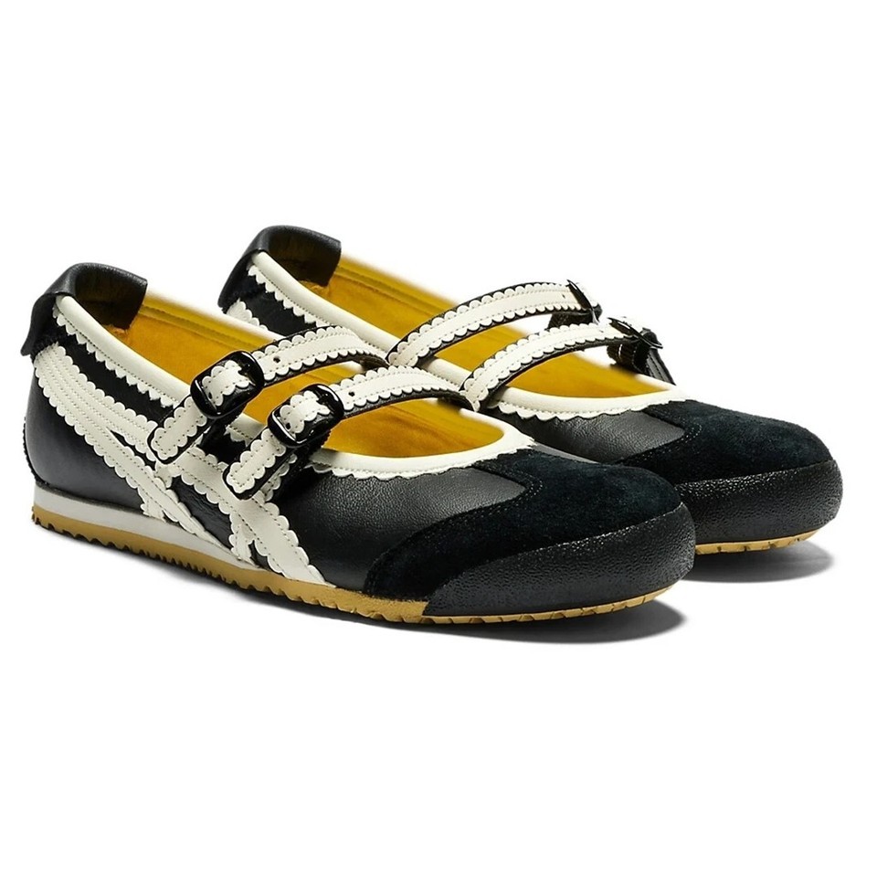 New Patou x Onitsuka Tiger Mexico 66 Tgrs Mary Jane Ballet Flats Muti-Color gift