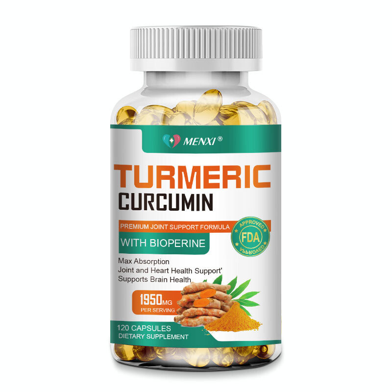Turmeric Curcumin Highest Potency 95% 1950mg w/BioPerine Black Pepper Extract