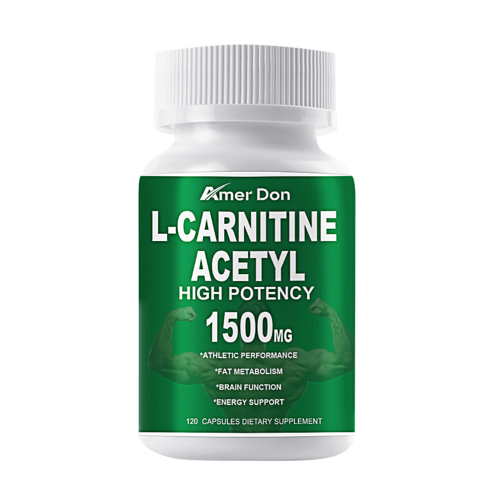 Acetyl L-Carnitine 1500mg Capsules Nervous System Health Antioxidant Supplement