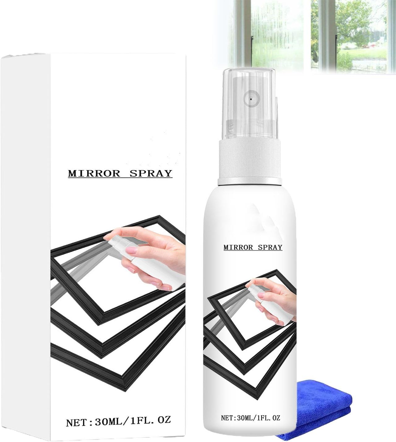 Mirror Privacy Spray One Way Glass Coating Anti Glare Reflective Car Home
