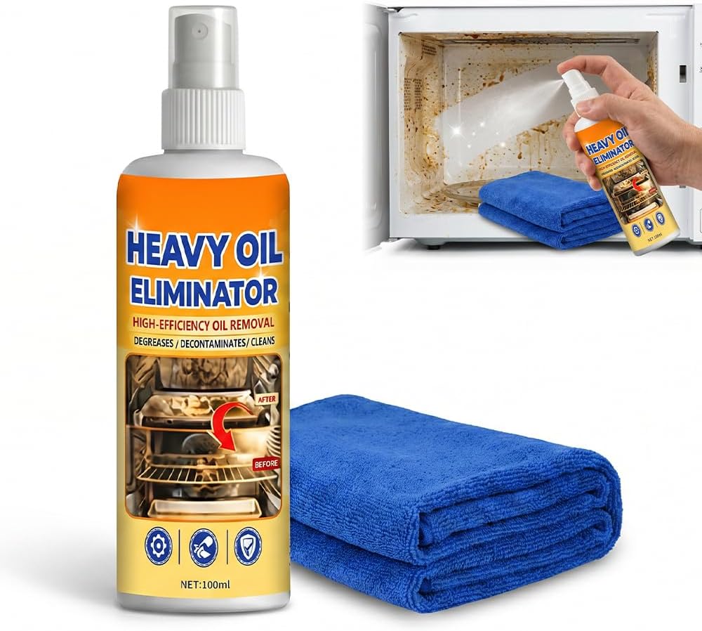 Grease BBQ Grill Cleaner Spray, Heavy Duty Kitchen Degreaser
