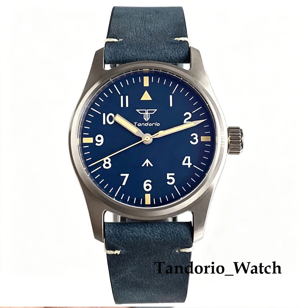 2026 Tandorio 39mm Sapphire Glass VH31 Sweep Second Quartz Watches For Men 20ATM
