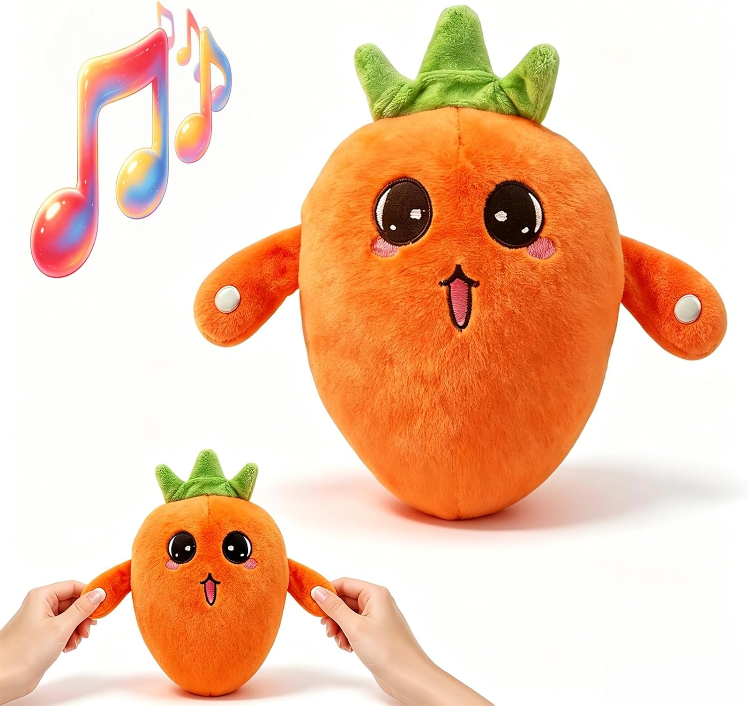 Magic Touch Interactive Music Plush Toy, Soft Baby Musical Sensory Toy With Soun