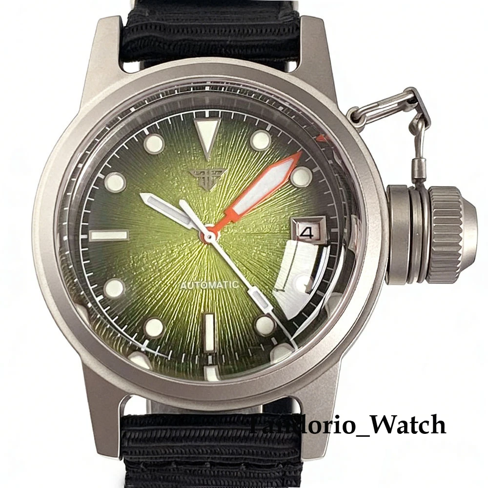Tandorio 36mm Domed Sapphire Glass Asia 2824/Miyota 8215 Men’s Mechanical Watch