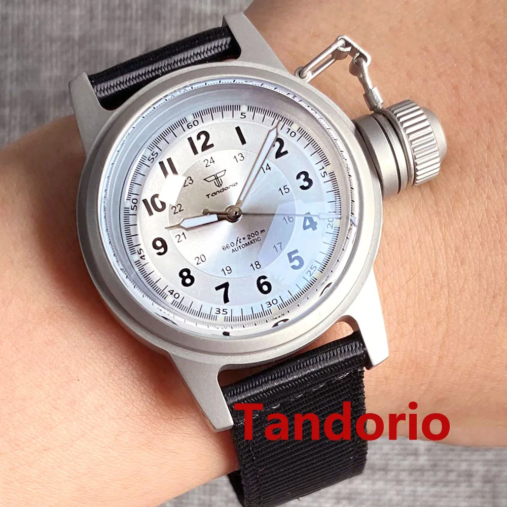 New Tandorio 36mm 20ATM Automatic Men Watch For NH35/Miyota 8215 Sapphire Glass