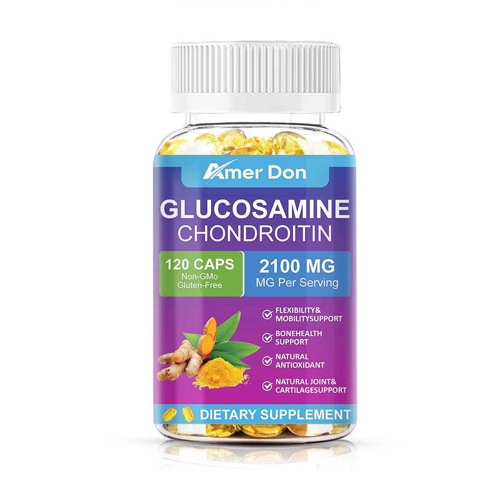 Glucosamine Chondroitin MSM Triple Strength Turmeric Joint Support 2100mg