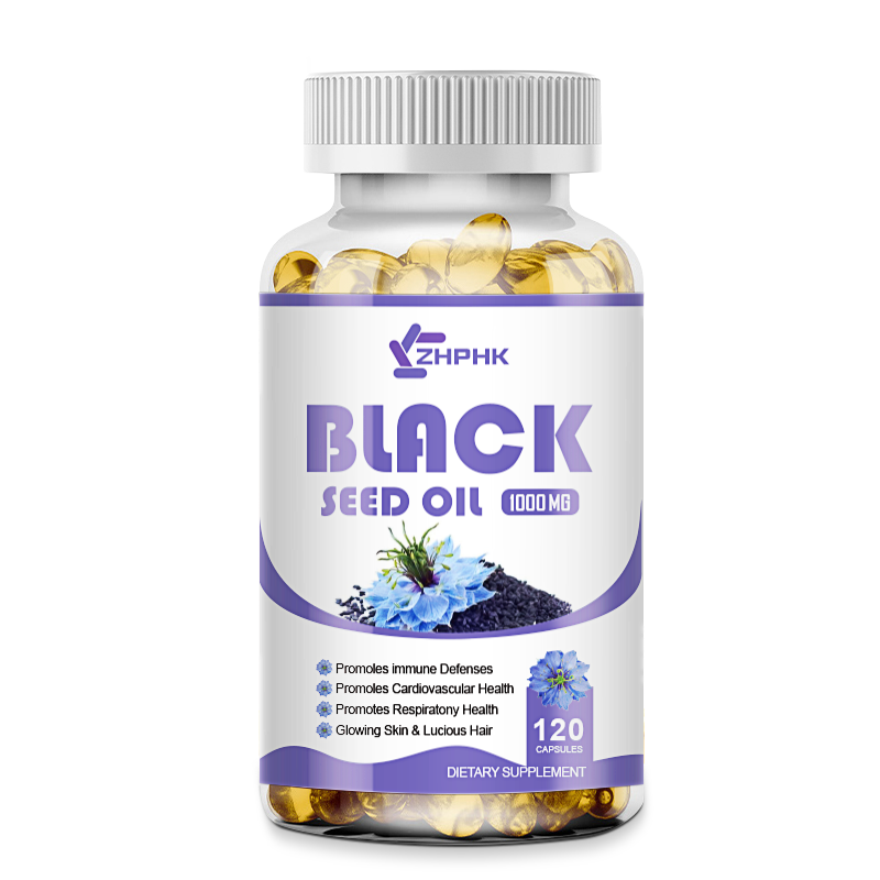 1000mg Black Seed Oil Capsules Cold Pressed – Immune Support Softgels Non GMO-US