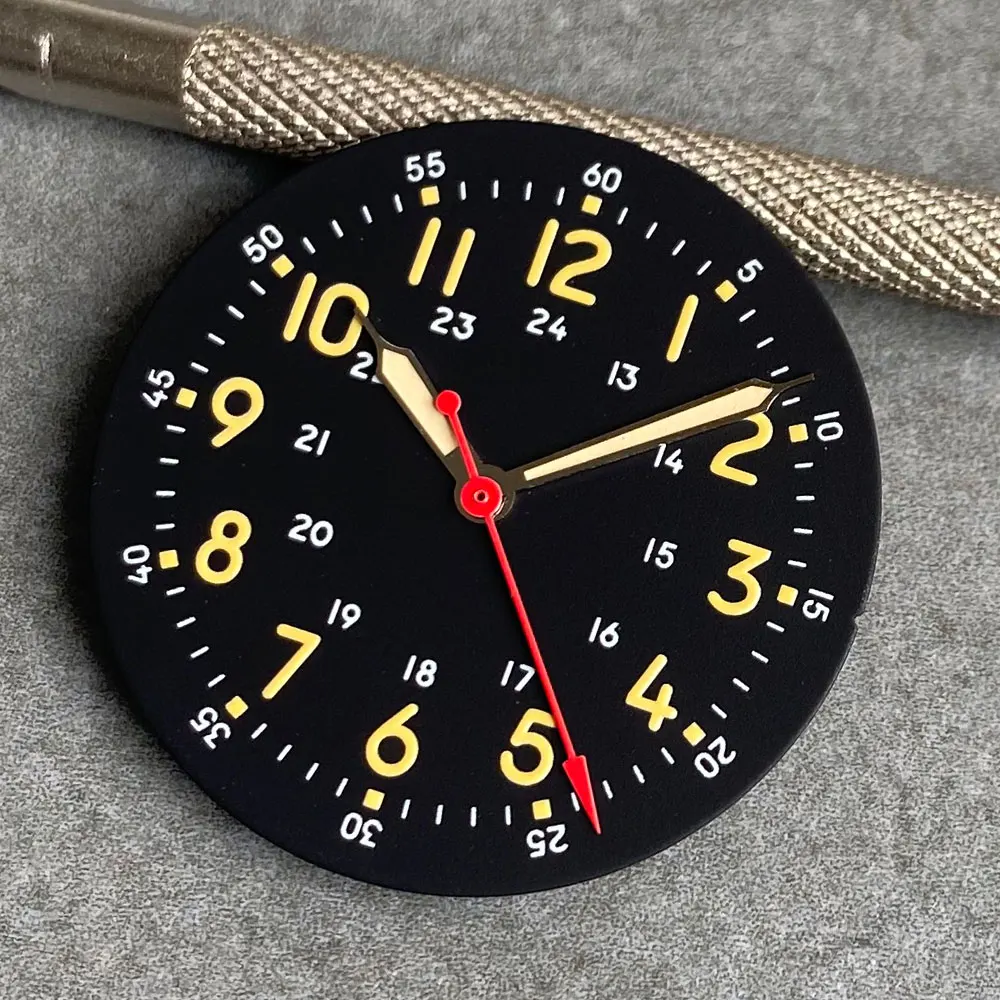 New 29mm Beige Watch Dial Modification Parts For NH35 NH36 ETA2824 PT5000 Miyota