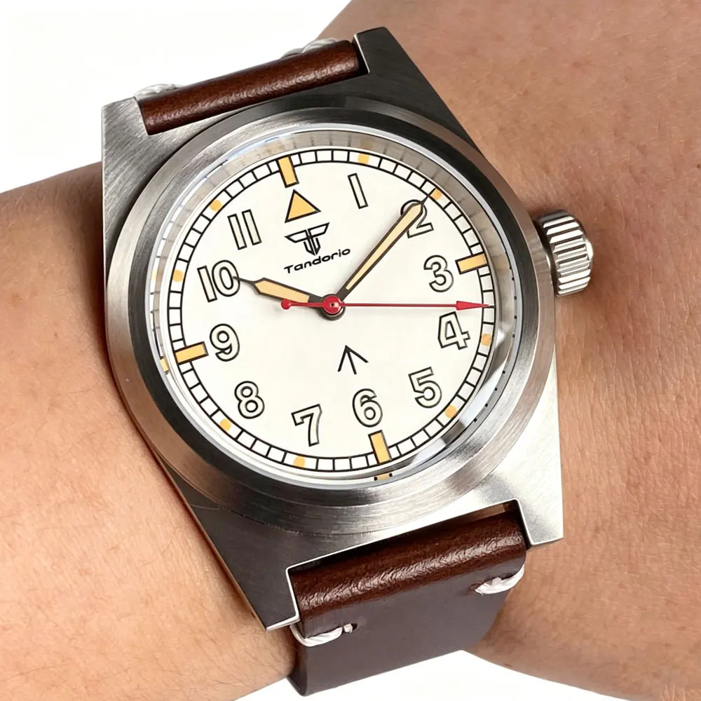 Tandorio New 38mm Automatic Mechanical Men’s Watch For Japan NH35 Miyota 8215