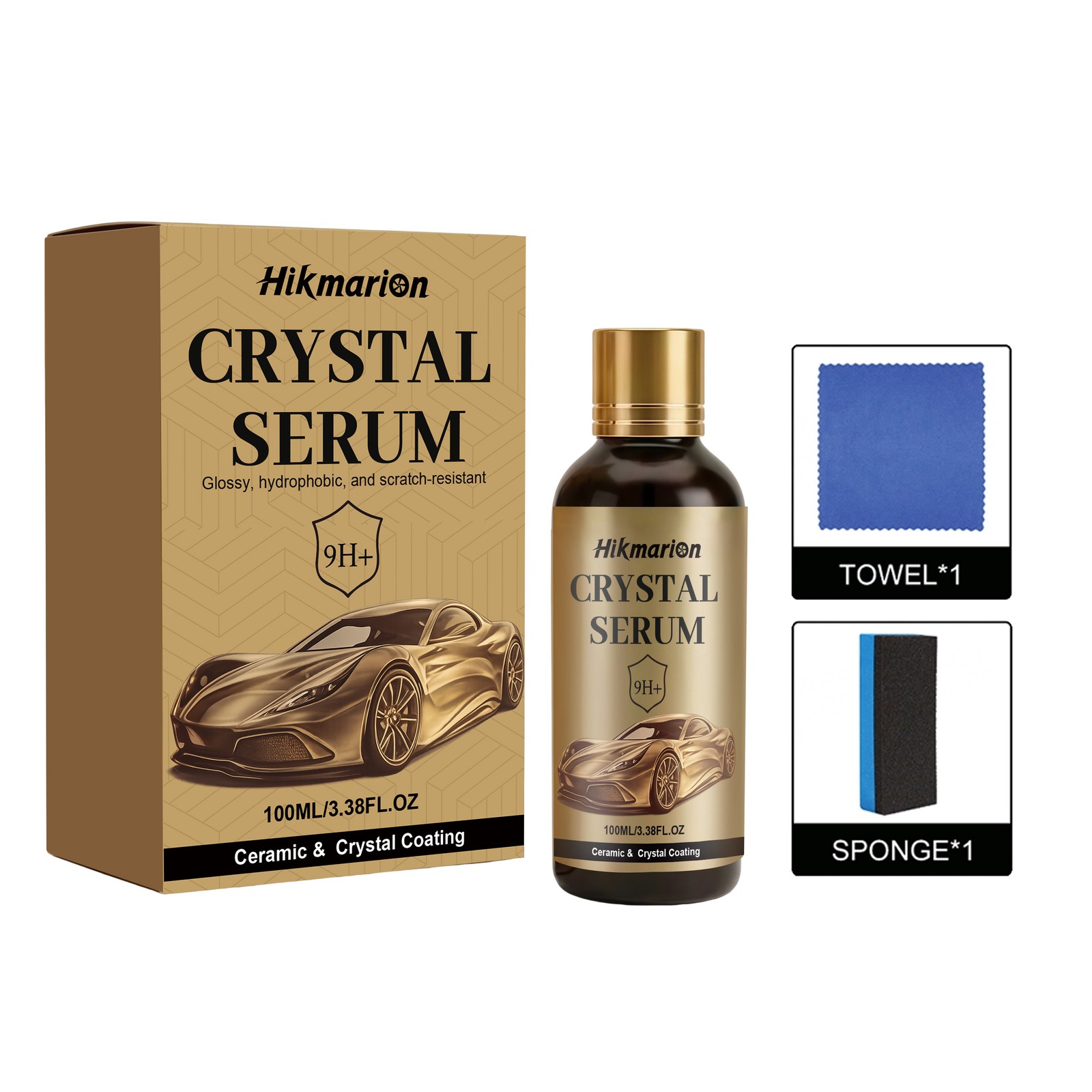 1-3Set PTZ Crystal Serum – Advanced Graphene Ceramic Coating For Cars Brand New