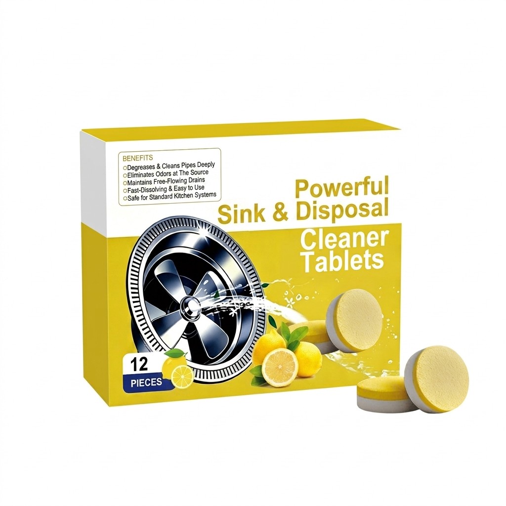 Garbage Disposal Cleaner Deodorizer Tablets Powerful Garbage Disposal USA
