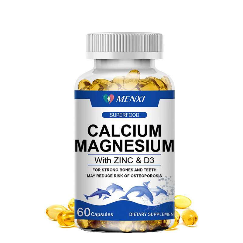 240PCS Calcium Magnesium Zinc & Vitamin D3 Capsule Bone Health Immune Support
