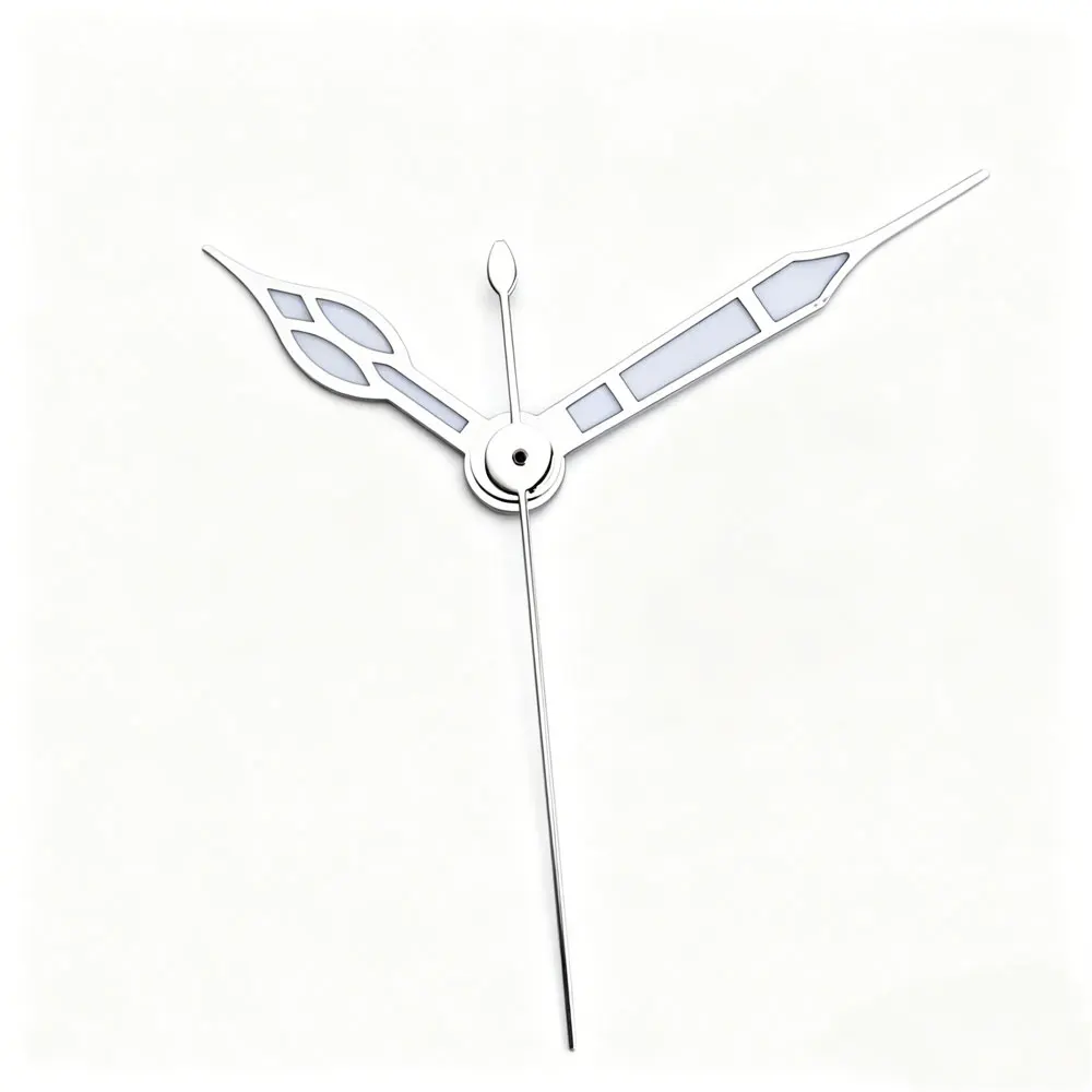 Luminous Silver Watch Hands Suitable For NH35 ETA 2824 Miyota 8215 VH31 Movement