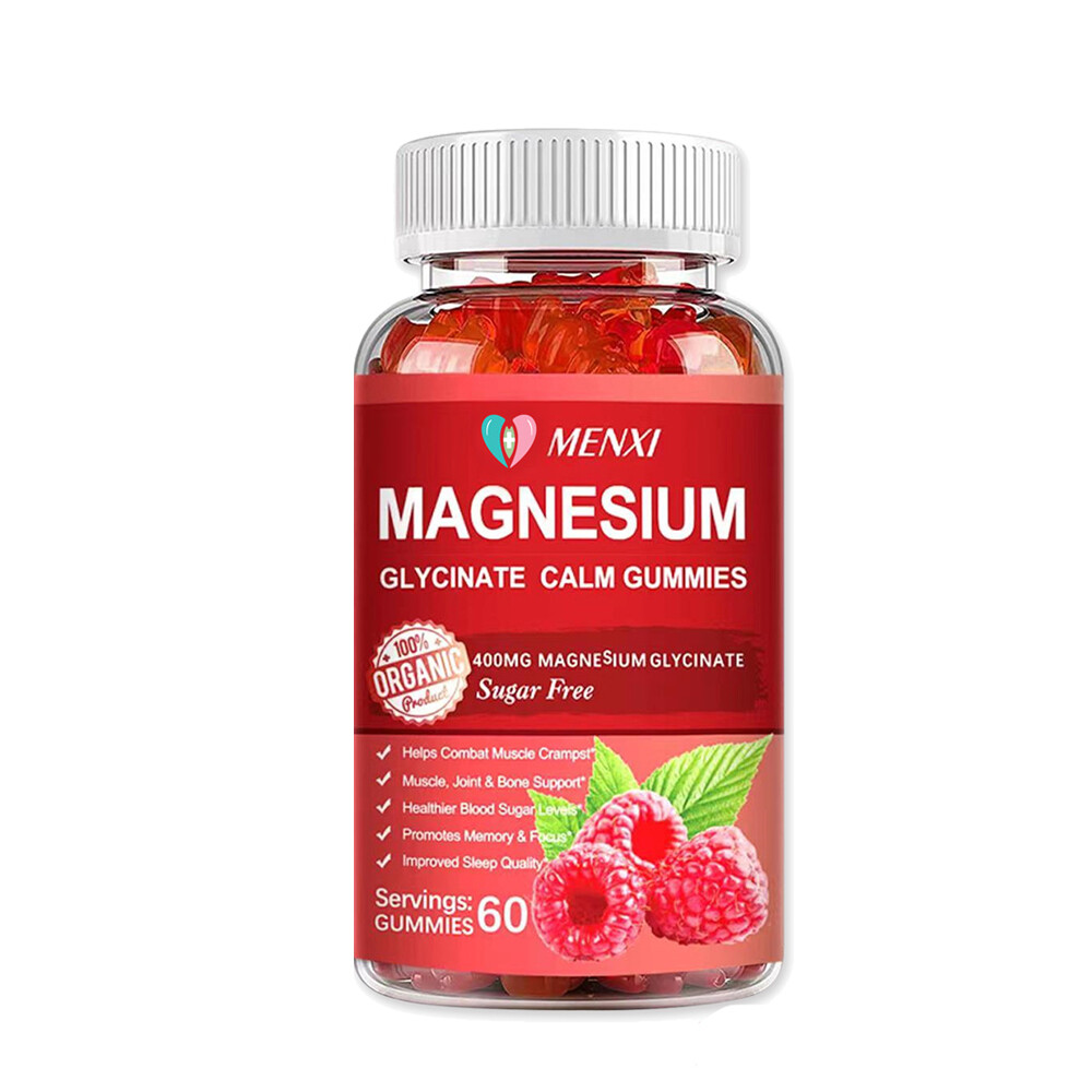 400mg Magnesium Glycinate Gummies Improve Sleep Promotes Cognition & Focus