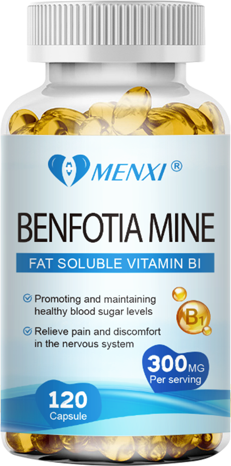 Benfotiamine Capsules 300mg Fat Soluble Thiamine Vitamin B1 NON-GMO,Gluten Free