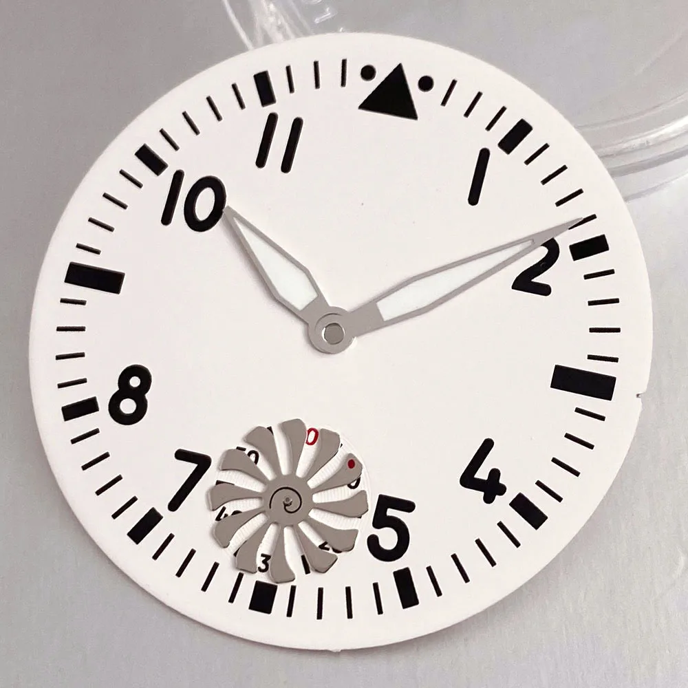 Tandorio 42mm Hand Winding 6498 ST3621 Watch Case Stainless Steel Sapphire Glass