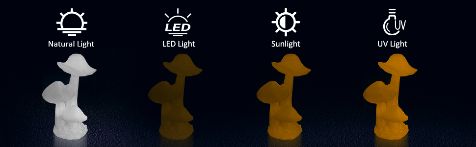 dark orange yellow natural light led sunlight uv