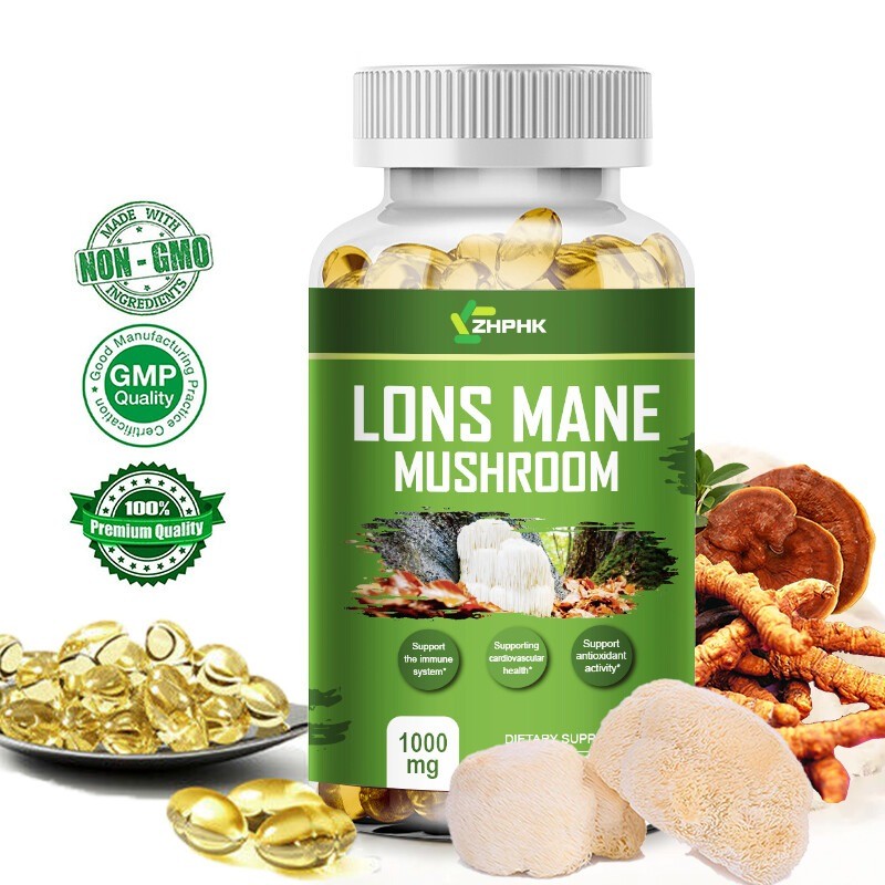 Organic Lion Mane Mushroom Complex Helps with memory immunity anti-inflammatory