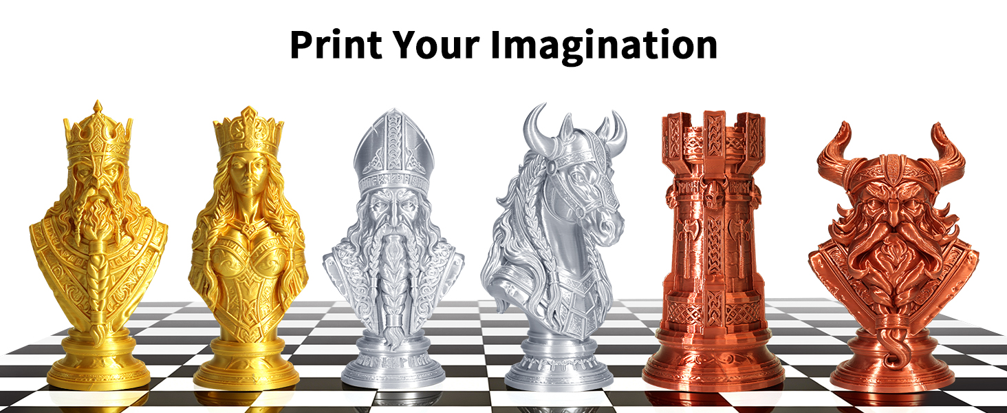 3D Printer Silk Filament,Shiny Silk PLA Filament 1.75mm