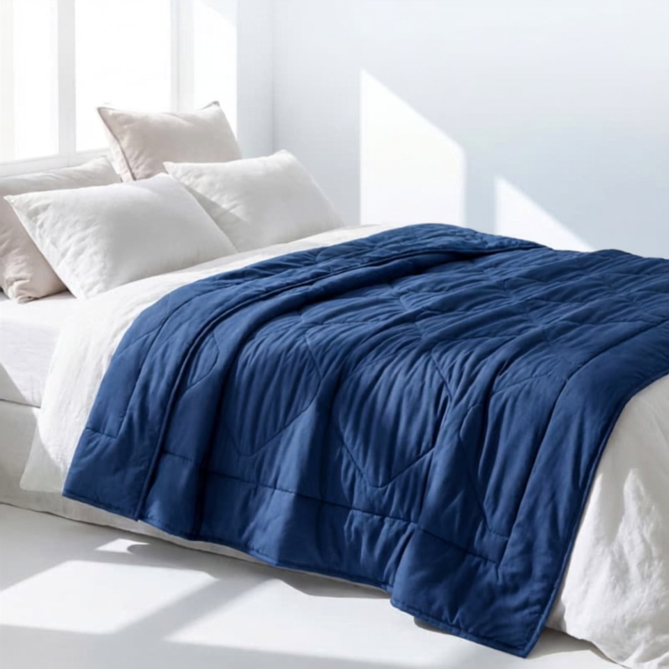 Lightweight Cooling Throw Blanket,Breathable Summer Bed Blanket for Hot Sleepers