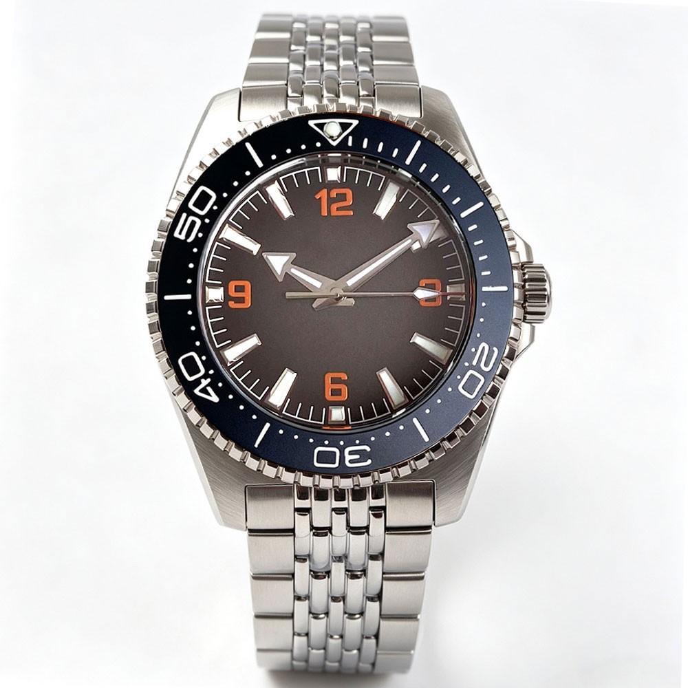 40mm Orange Tandorio Lume 20ATM Waterproof Diver Japan NH35A Automatic Men Watch