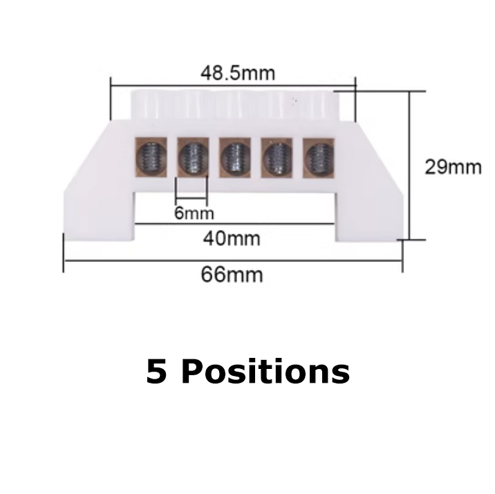 High /Bridge Zero Line 5 7 10 Position Copper Grounding Terminal Block Connector