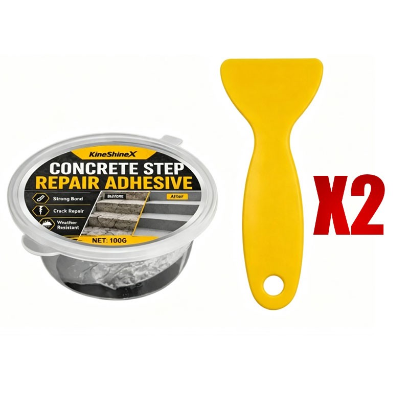 2X Concrete Step Repair Adhesive Filler Crack Cracks Cement Patch Wall Hole US