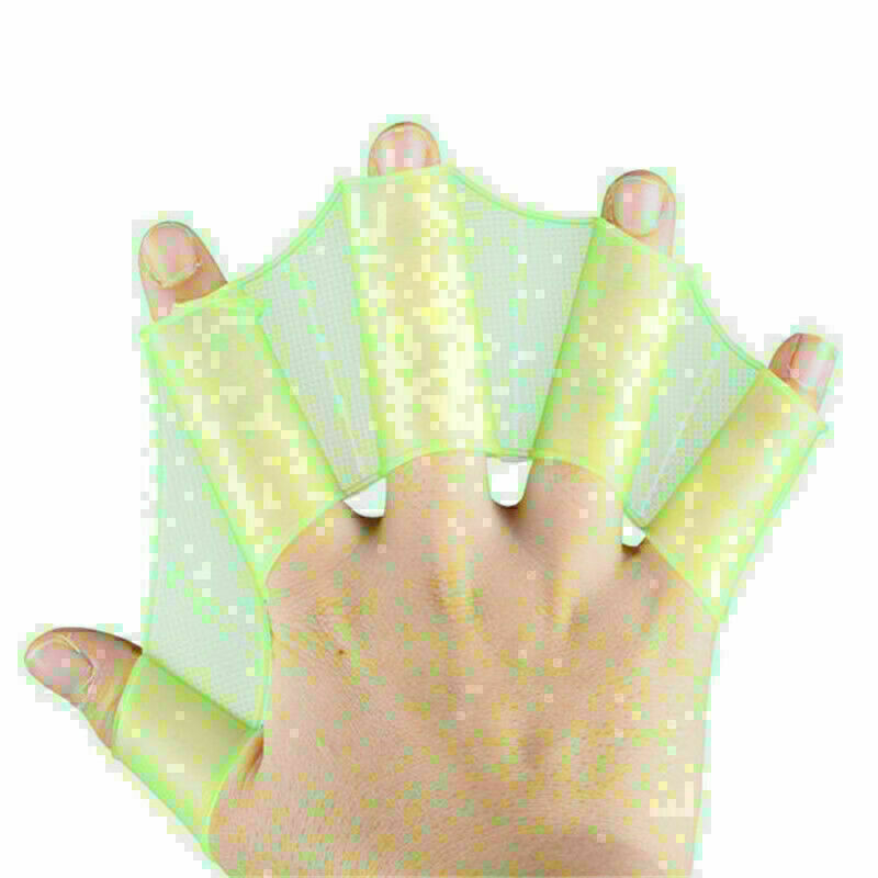 High Quality 1 Pair Silicone Swimming Gear Fins Hand Paddle Web Flippers Gloves
