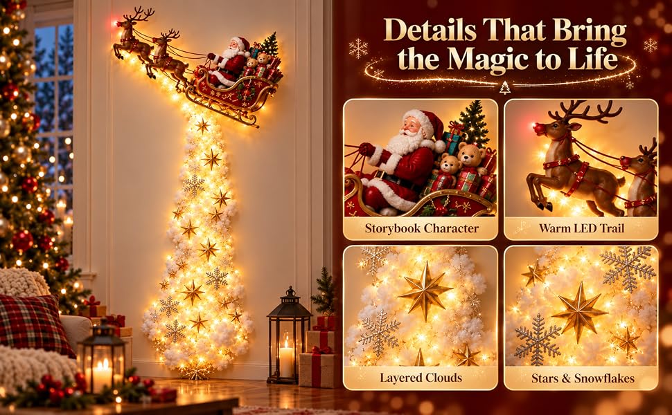 Christmas Magic Trail Wall Light