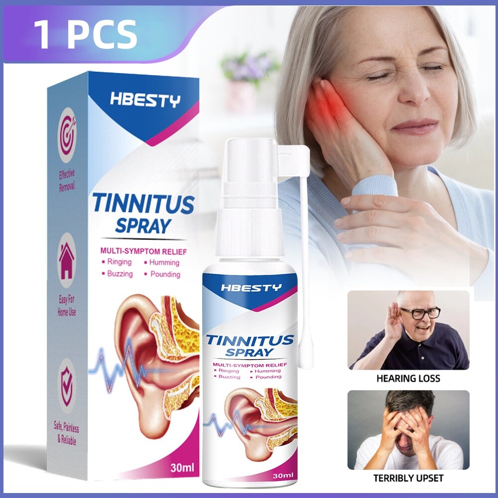 Tinnitus Spray Ear Ringing Relief Relieving Ear Drops Hearing 30ml