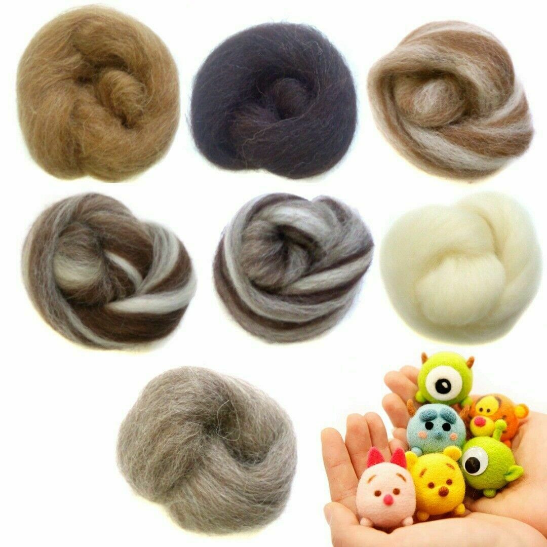 Wool Felt Kit Handmade Needle Felting Kit Starter Kit Felting Fabric - Picture 31 of 38