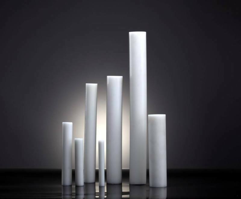 1 piece rod black white technique plastic round rod billet spacer 5 mm-15 mm rod