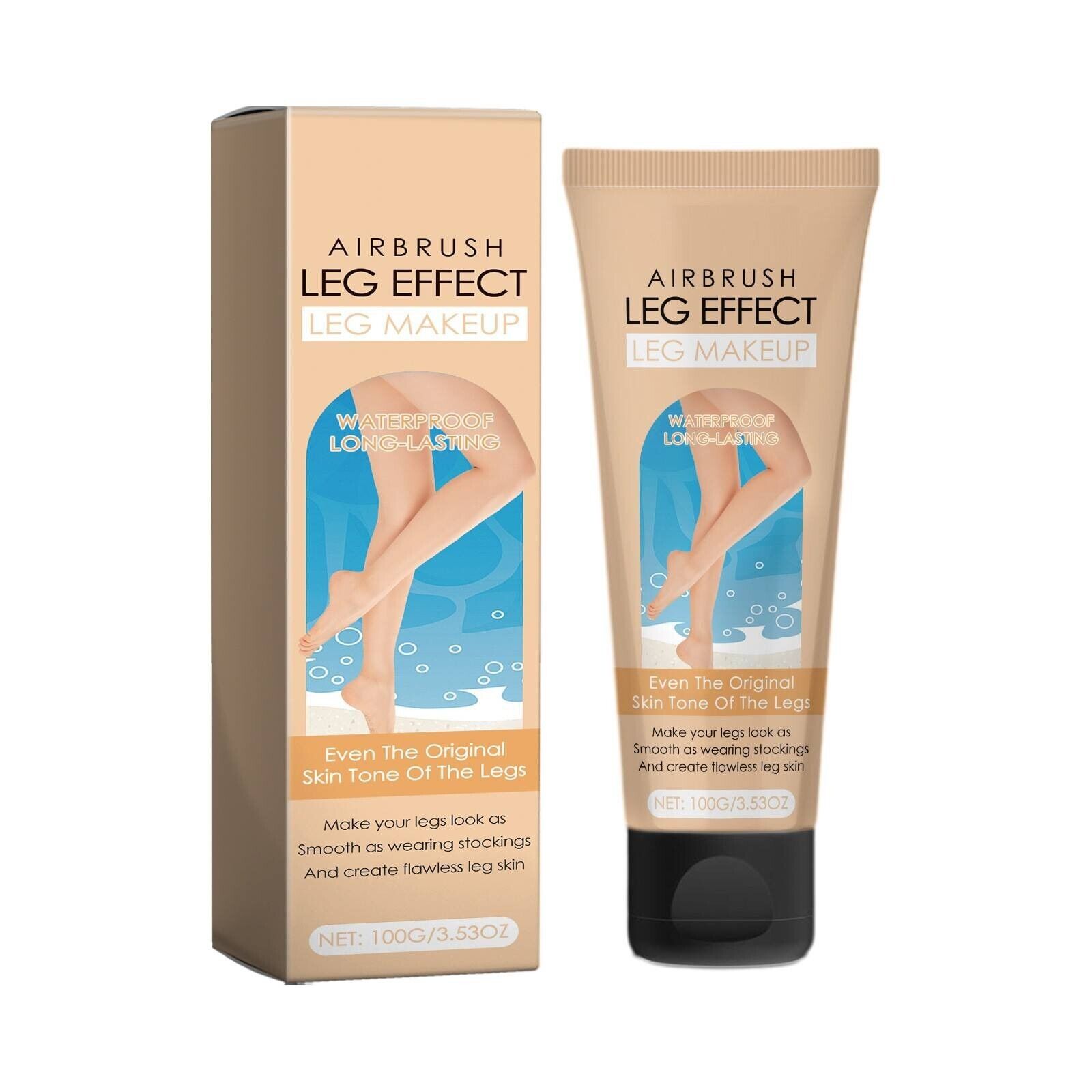 Leg Makeup Leg Concealer Waterproof Skin Color Bronze Foundation Liquid Cream