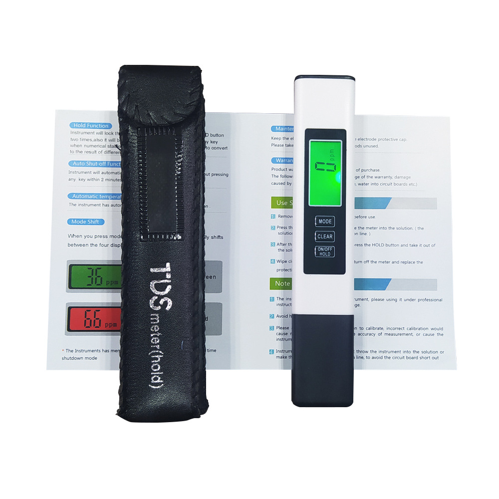 4in1 Drinking Water Tester Digital TDS PPM Meter Water Quality Purity Test Tool